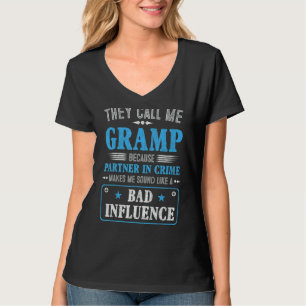 Mens Fathers Day They Call Me Gramp Because Partn T-Shirt