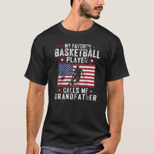 Mens Favorite Basketball Player Calls Me Grandfath T-Shirt