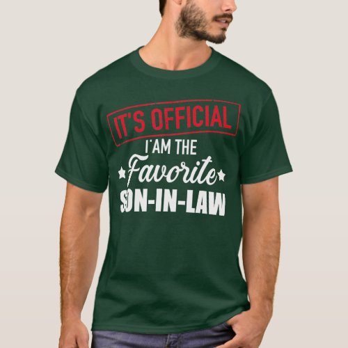 Mens Favorite soninlaw from motherinlaw or fatheri T_Shirt