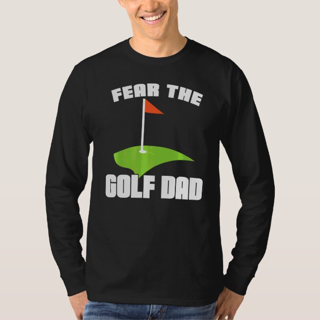 Mens Fear The Golf Dad Sport T-Shirt (Front)