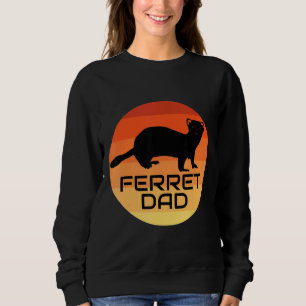 Mens Ferret Dad  Sweatshirt
