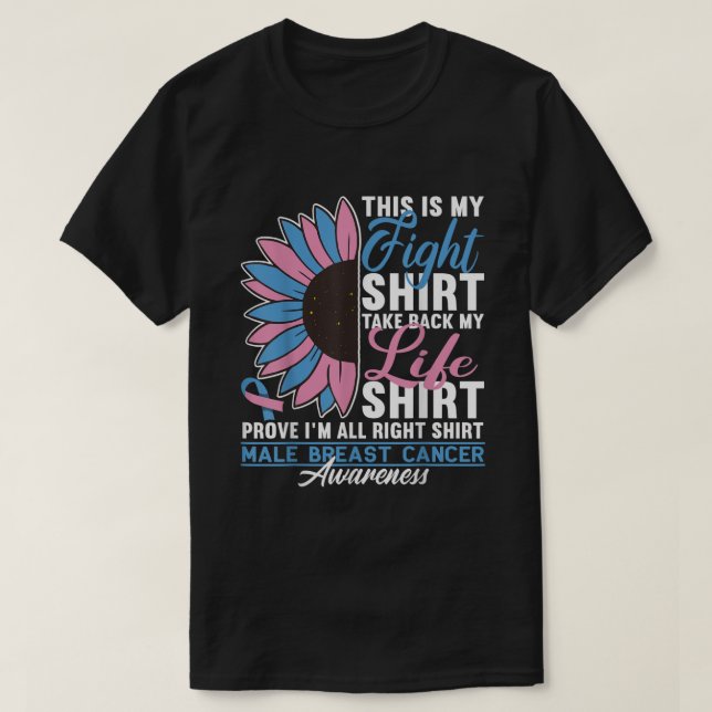 Mens Fight Shirt I MBC Carcinoma I Male Breast Can (Design Front)