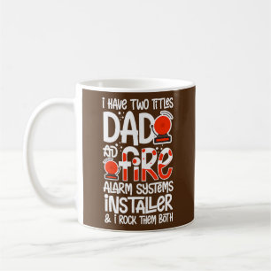 Mens Fire Alarm Installer Systems Technician Coffee Mug