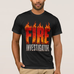 Mens Fire Marshal Fire Inspector Funny Firefighter T-Shirt