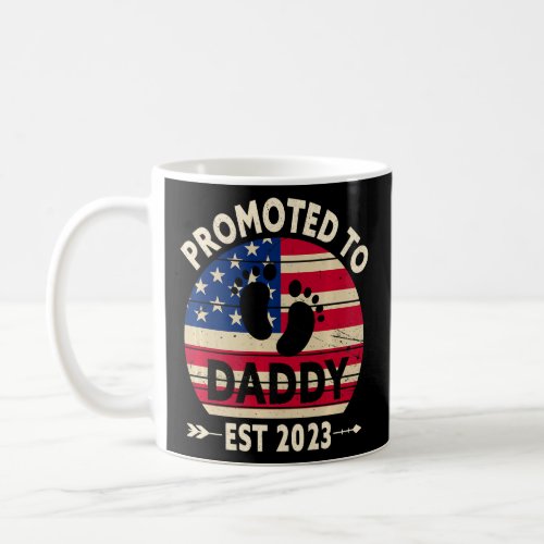 Mens First Time Daddy to Be New Dad Promoted To Da Coffee Mug