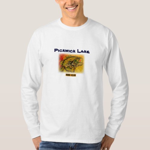 Mens Fish T_shirt Pickwick Lake Alabama