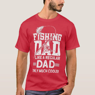 Mens Fishing DadFishing Fisherman Angler 2535 T-Shirt
