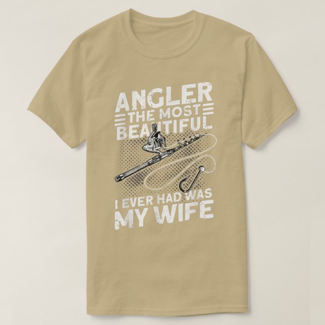 Mens Fishing Fisherman Angler 2556  T-Shirt (Design Front)