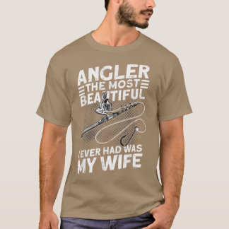 Mens Fishing Fisherman Angler 2556 T-Shirt