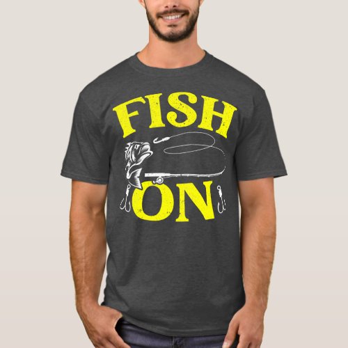 Mens Fishing Fisherman Saltwater Fisher Fish T_Shirt