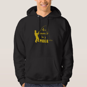 Mens Fishing Fishermen I Love When You Fold Fishin Hoodie