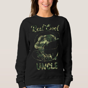 Mens Flag Camo Reel Cool Tio Fathers Day Sweatshirt