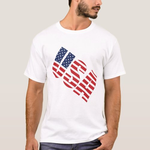 Mens Flag USA T_Shirt