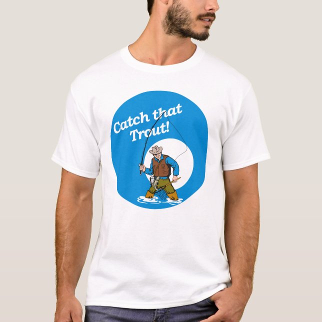 Mens Fly Fishing T-Shirt (Front)