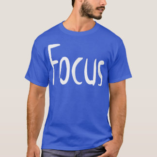 Mens FOCUS Gym Fitness Workout Bodybuilding Motiva T-Shirt
