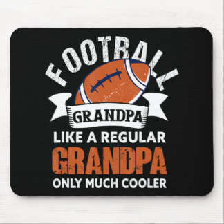Mens Football Grandpa Fun Grandfather American Fo Mouse Pad