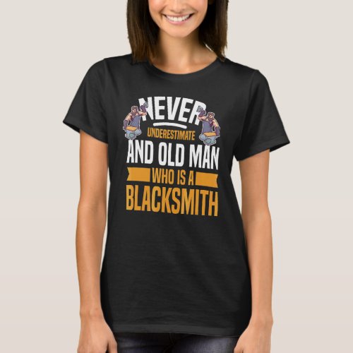 Mens Forge Motif For Blacksmiths T_Shirt