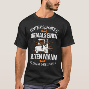 Mens Forklift Driver Forklift Truck Warehouse T-Shirt