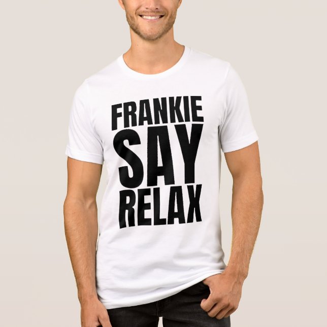 Men's Frankie Say Relax Tshirt (Front)