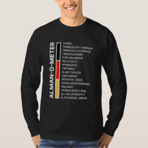 Mens Fun Alman O Meter For True Almans T-Shirt
