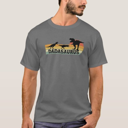 Mens Fun DADASAURUS Rex Dinosaurs For Dad _ Father T_Shirt