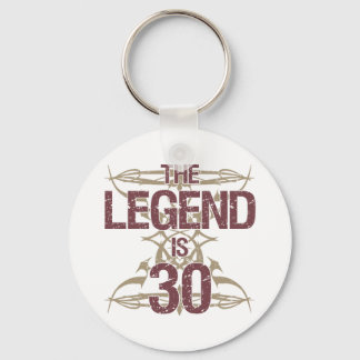 Men's Funny 30th Birthday Keychain