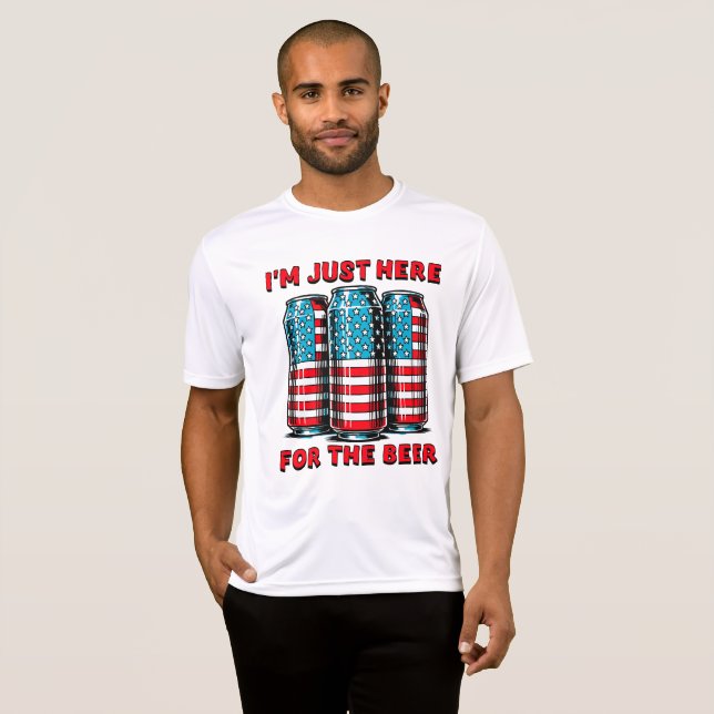 Mens funny 4th of July  T-Shirt (Front Full)