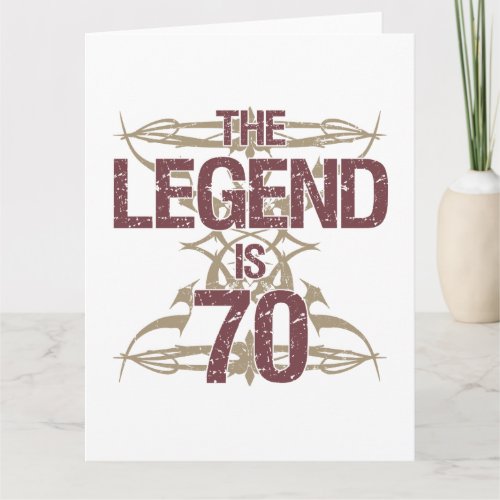 Mens Funny 70th Birthday Card