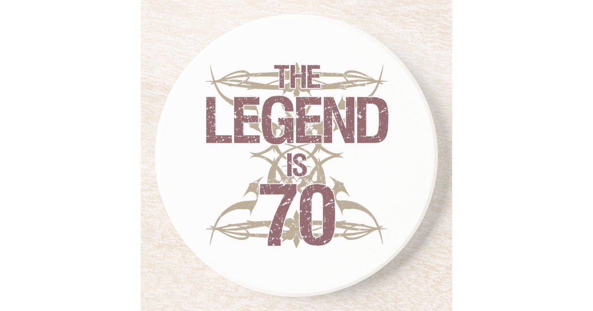 Mens Funny 70th Birthday Coaster Zazzle