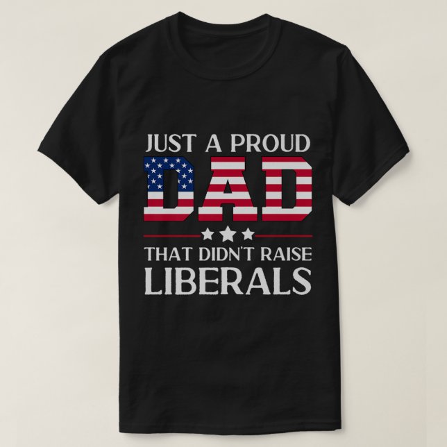 Mens Funny Anti Liberal Republican Dad Gifts US Fl T-Shirt (Design Front)