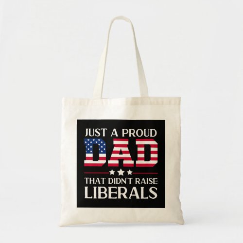 Mens Funny Anti Liberal Republican Dad Gifts US Fl Tote Bag