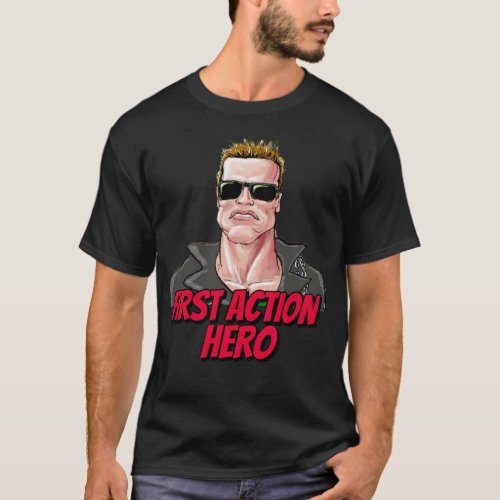 Mens Funny Arnold Schwarzenegger Parody T_Shirt