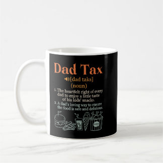 Mens Funny Best Dad Dad Tax Men Vintage Coffee Mug
