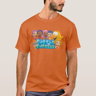 Mens Funny Bubble Guppies Christmas T-Shirt