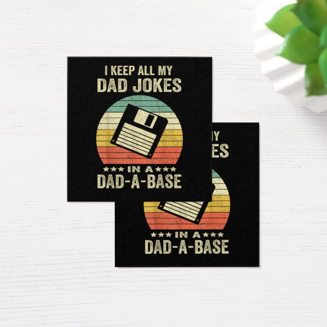 Mens Funny dad Jokes in dad-a-Base (Desk)