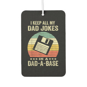 Mens Funny dad Jokes in dad-a-Base Air Freshener