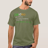 Mens Funny Daideo Ireland Grandfather Grandpa