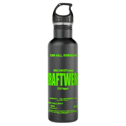 Mens Funny Electronic Kraftwerk Music Gifts For Mu Stainless Steel Water Bottle