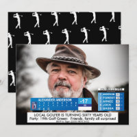 Mens Funny 🏌️♂Golf News 40th 50th 60th Birthday