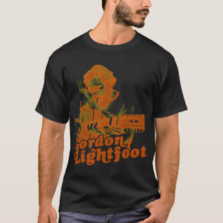 Mens Funny Gordon Lightfoot Gift For Music Fans T-Shirt