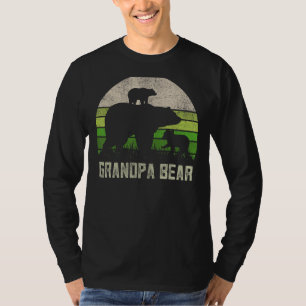 Mens Funny Grandad  From Grandkids Grandpa Bear 2  T-Shirt