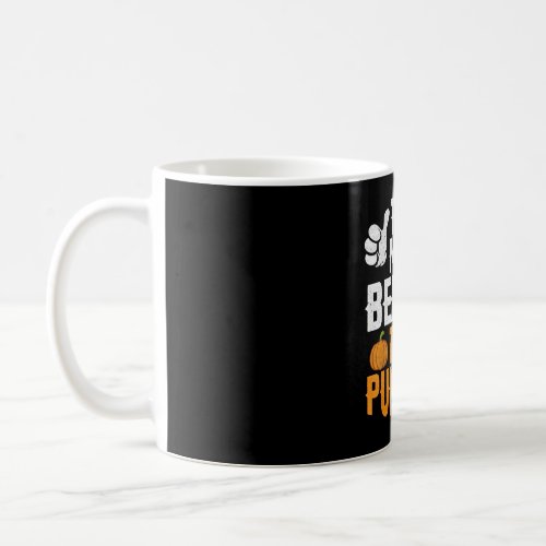 Mens Funny Halloween The Man Behind The Pumpkin Coffee Mug