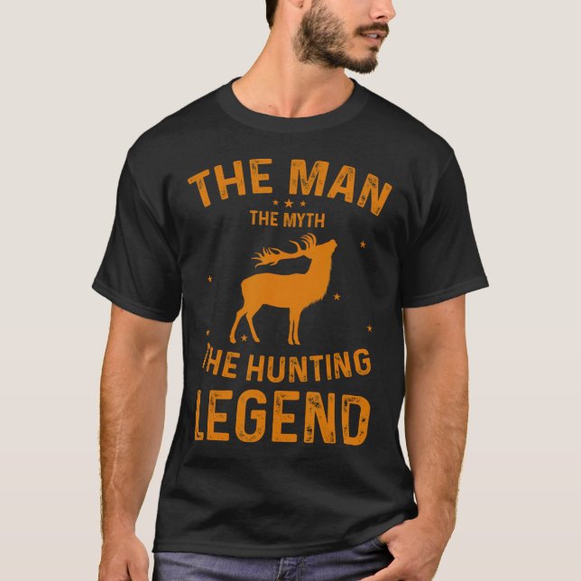 Mens Funny Hunting Deer Hunter Hunting Stuff T-Shirt (Front)