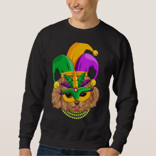 Mens Funny Mardi Gras Dog Apparel Golden Doodle Do Sweatshirt