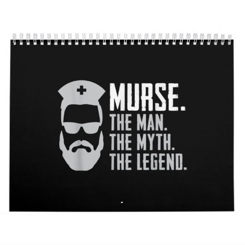 Mens Funny Murse Calendar