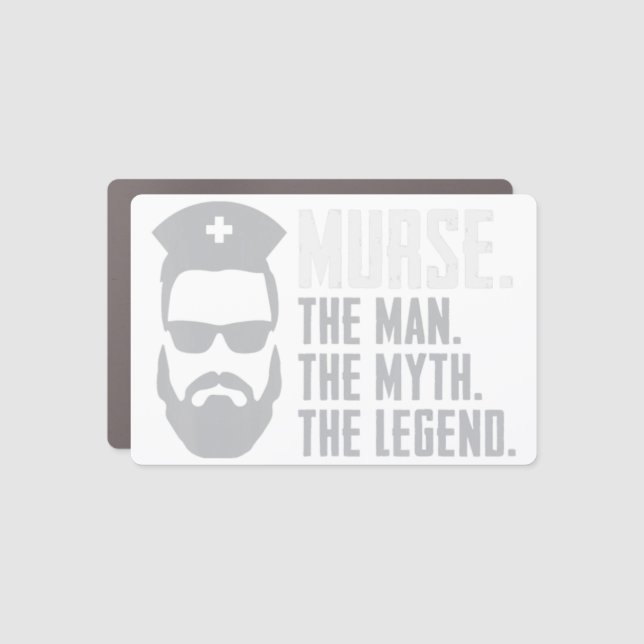Mens Funny Never Underestimate An Old Man With A B Car Magnet (Front)