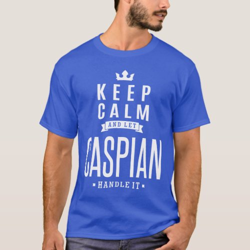 Mens Funny Personalized Name Caspian T_Shirt