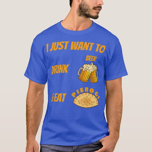 Mens Funny Pierogi Polish Food T-Shirt (Front)