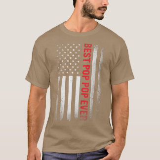 Mens Funny Pop Pop Grandpa Best Grandpa Grandfathe T-Shirt