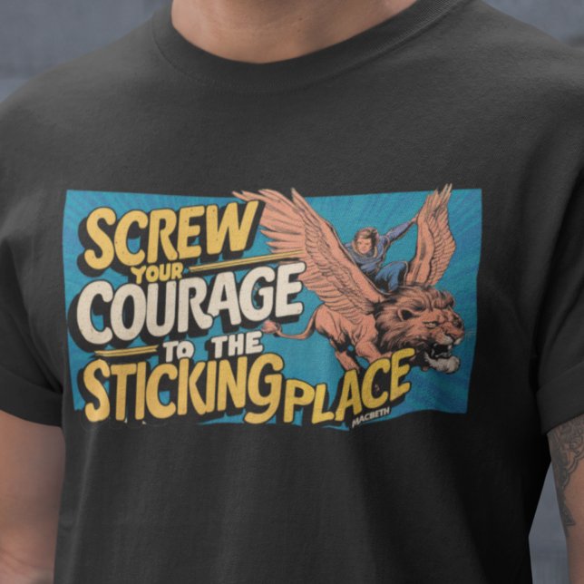 Mens Funny Quote Comic Motivational  T-Shirt (Creator Uploaded)
